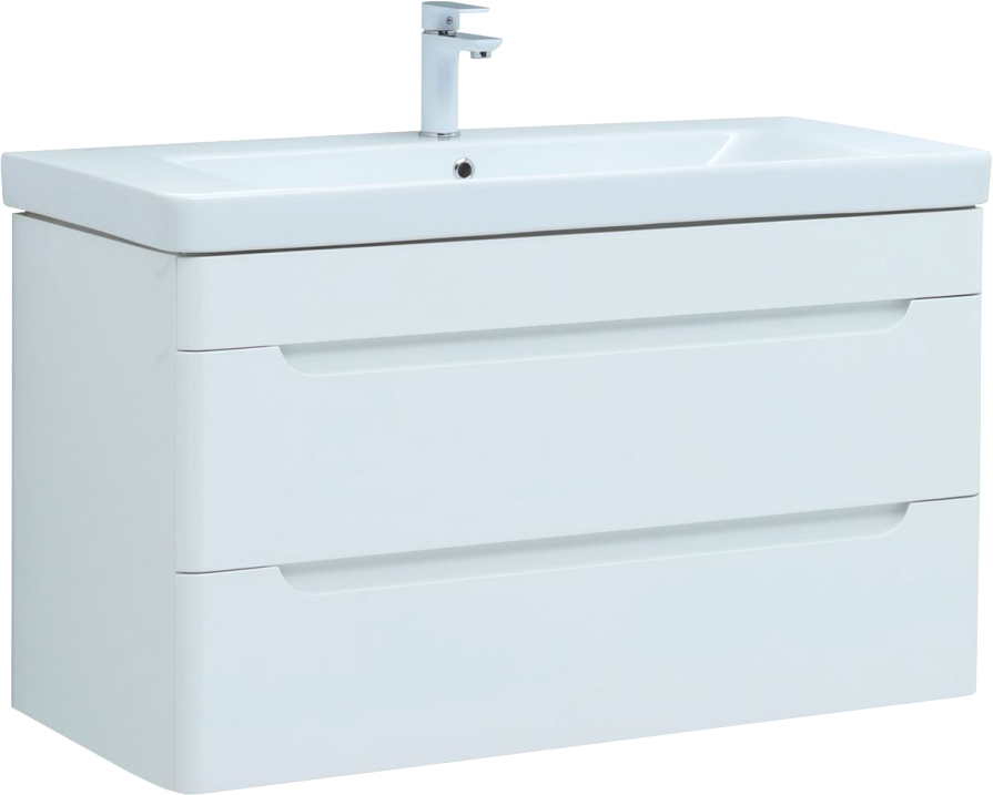 Тумба с раковиной Aquanet София 105 2 ящика
