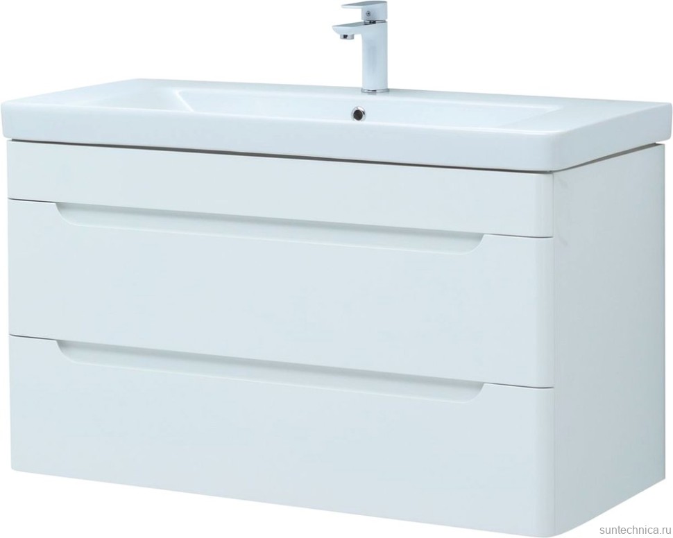 Тумба с раковиной Aquanet София 105 2 ящика
