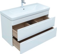 Тумба с раковиной Aquanet София 105 2 ящика