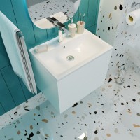 Тумба с раковиной Marka One Elena 60 push Тумба с раковиной Marka One Elena 60 push