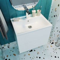 Тумба с раковиной Marka One Elena 60 push Тумба с раковиной Marka One Elena 60 push