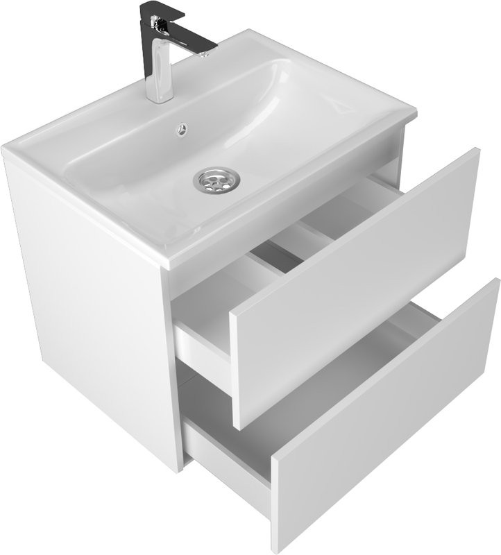 Тумба с раковиной Marka One Elena 60 push