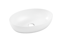 Накладная раковина Belux Турин 54 глянцевая белая, овальная