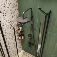 Душевая стойка STWORKI Монтре S30180BK Душевая стойка STWORKI Монтре S30180BK