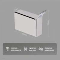 Крючок DEKOR BANYO SS 304 008 хром, на шурупах Крючок DEKOR BANYO SS 304 008 хром, на шурупах