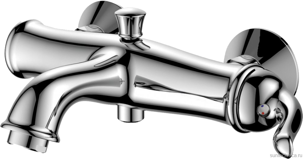 Душевой комплект Смеситель BelBagno Tiffani TIF-VASM-CRM + Гарнитур BB-DFS-5-CRM