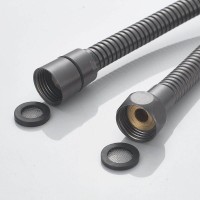 Душевая стойка Shevanik S4036T оружейная сталь