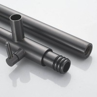 Душевая стойка Shevanik S4036T оружейная сталь