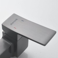 Душевая стойка Shevanik S4036T оружейная сталь