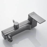 Душевая стойка Shevanik S4036T оружейная сталь