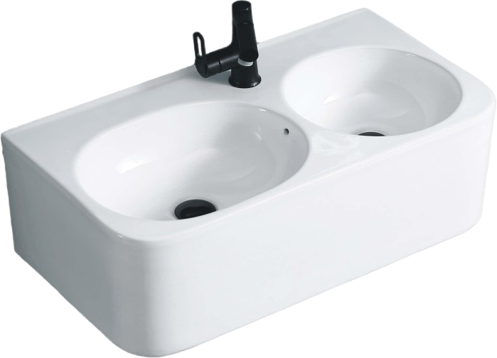 Раковина Ceruttispa Double Brenta 9699 белый