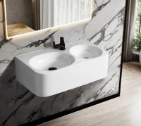 Раковина Ceruttispa Double Brenta 9699 белый