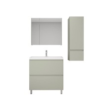 Мебель для ванной комнаты Style Line Манхэттен 80 напольная, олива, раковина Andrea Classic 80