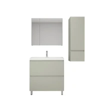Мебель для ванной комнаты Style Line Манхэттен 80 напольная, олива, раковина Andrea Classic 80