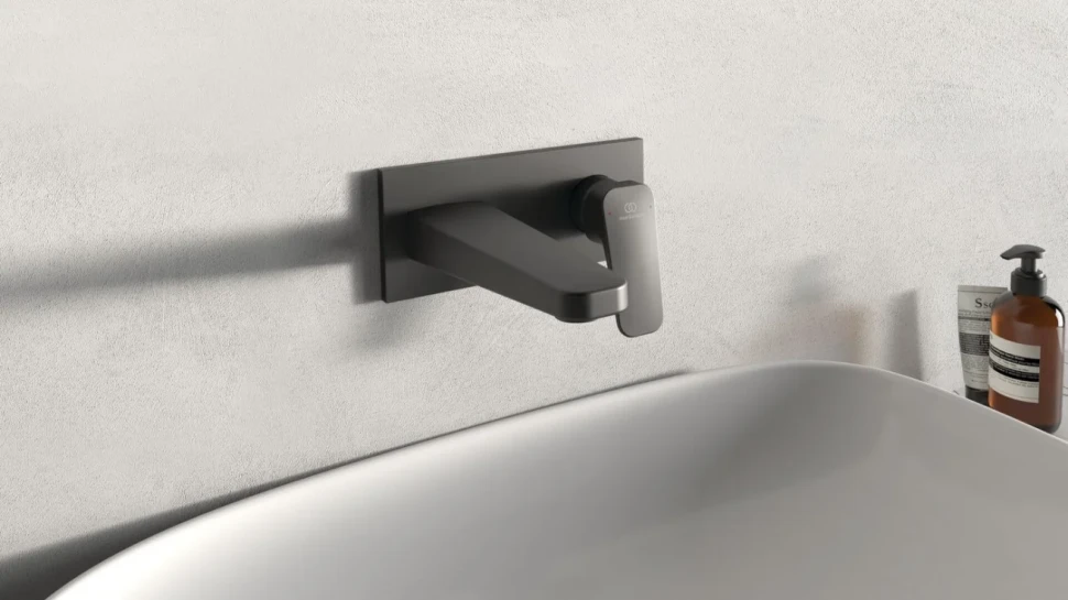 Смеситель для раковины Ideal Standard Ceraplan BD244XG С ВНУТРЕННЕЙ ЧАСТЬЮ черный