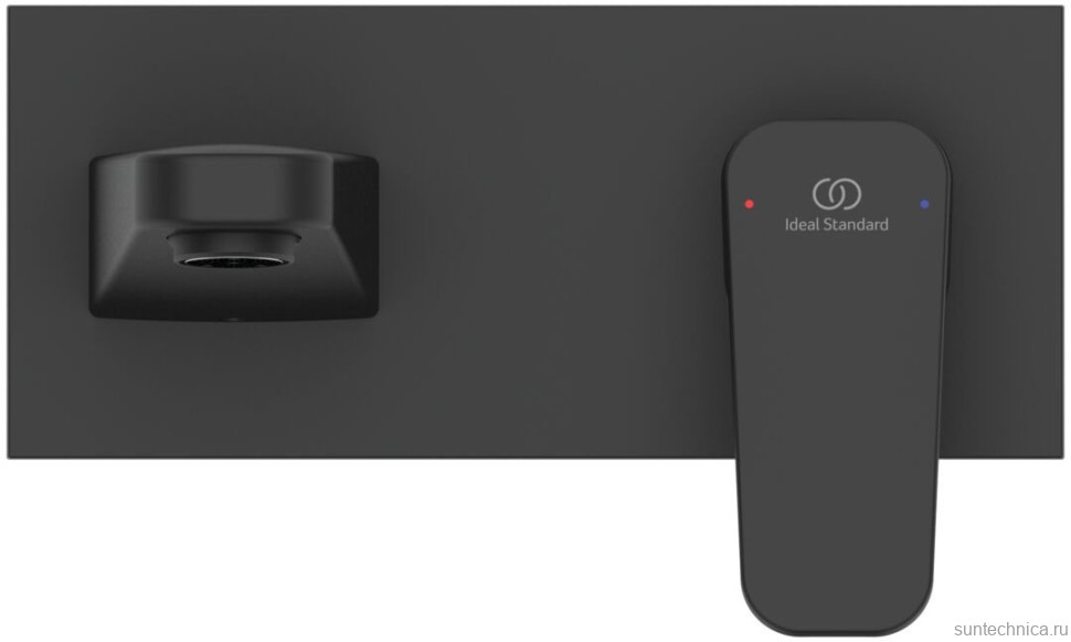 Смеситель для раковины Ideal Standard Ceraplan BD244XG С ВНУТРЕННЕЙ ЧАСТЬЮ черный