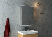 Зеркало-шкаф Art&Max Platino 55 R с подсветкой