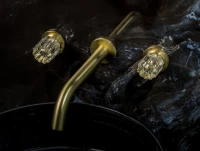 Смеситель для раковины Boheme Elegante 152-2-MG-EL С ВНУТРЕННЕЙ ЧАСТЬЮ, матовое золото Смеситель для раковины Boheme Elegante 152-2-MG-EL С ВНУТРЕННЕЙ ЧАСТЬЮ, матовое золото