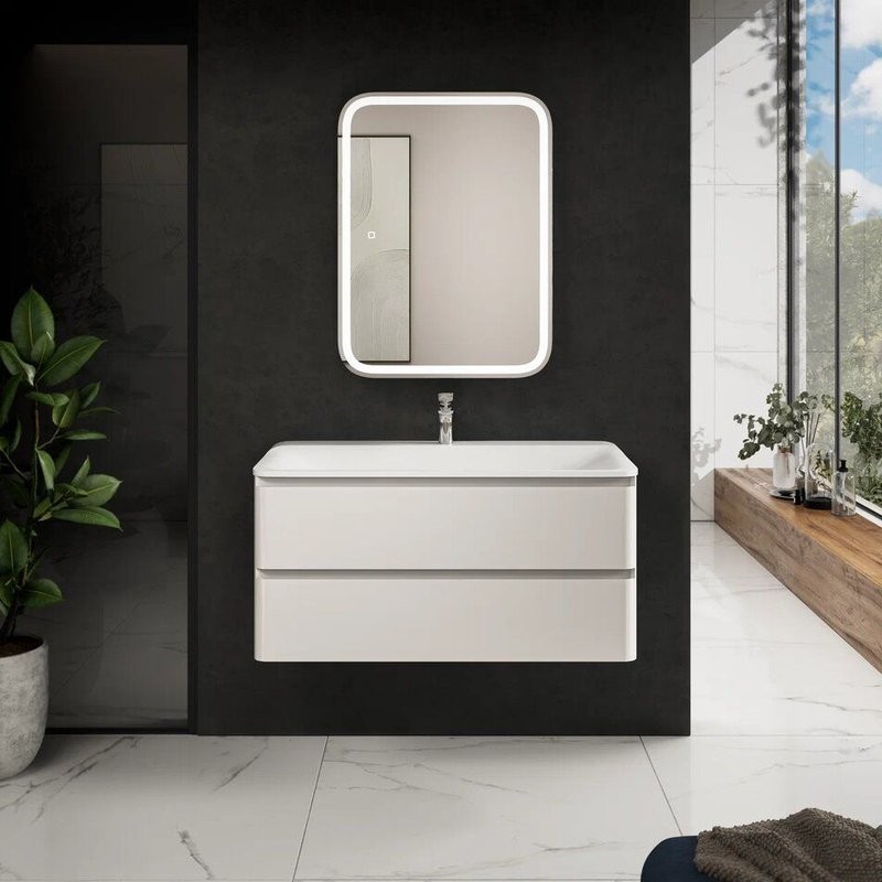 Тумба под раковину для ванной AQUAme S4 100 белая