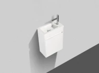 Мебель для ванной комнаты BelBagno Pietra Mini 40 L bianco lucido Мебель для ванной комнаты BelBagno Pietra Mini 40 L bianco lucido