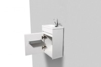 Мебель для ванной комнаты BelBagno Pietra Mini 40 L bianco lucido