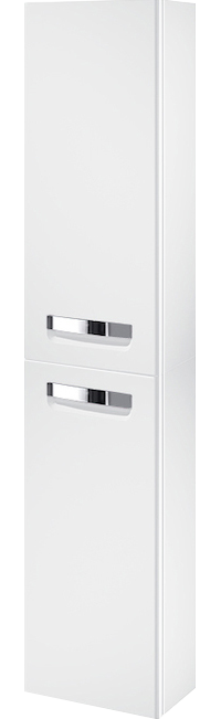 Шкаф пенал для ванной Roca Gap L белый глянец