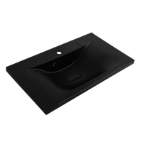 Мебельная раковина BelBagno BB800/450-LV-ART-PR-NERO черная матовая