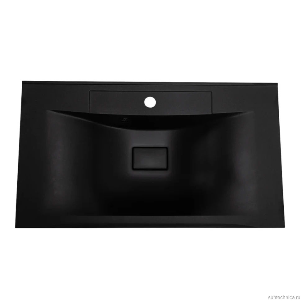 Мебельная раковина BelBagno BB800/450-LV-ART-PR-NERO черная матовая