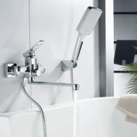 Смеситель для ванны с душем Shevanik S9902 хром