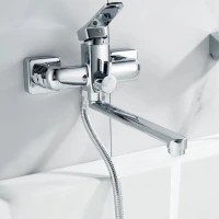Смеситель для ванны с душем Shevanik S9902 хром