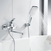 Смеситель для ванны с душем Shevanik S9902 хром Смеситель для ванны с душем Shevanik S9902 хром