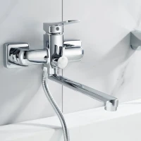 Смеситель для ванны с душем Shevanik S9902 хром
