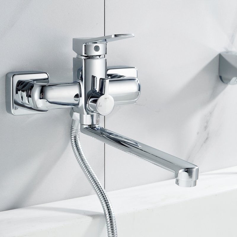 Смеситель для ванны с душем Shevanik S9902 хром