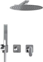 Душевой комплект Wasserkraft Weida A3151.268.090.116.271.087.103 С ВНУТРЕННЕЙ ЧАСТЬЮ, хром