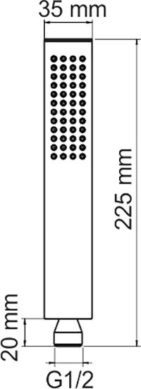 Душевой комплект Wasserkraft Weida A3151.268.090.116.271.087.103 С ВНУТРЕННЕЙ ЧАСТЬЮ, хром
