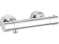 Душевой комплект Термостат Kludi Basic 350020538 для душа + Стойка Freshline dual shower system 6709005-00