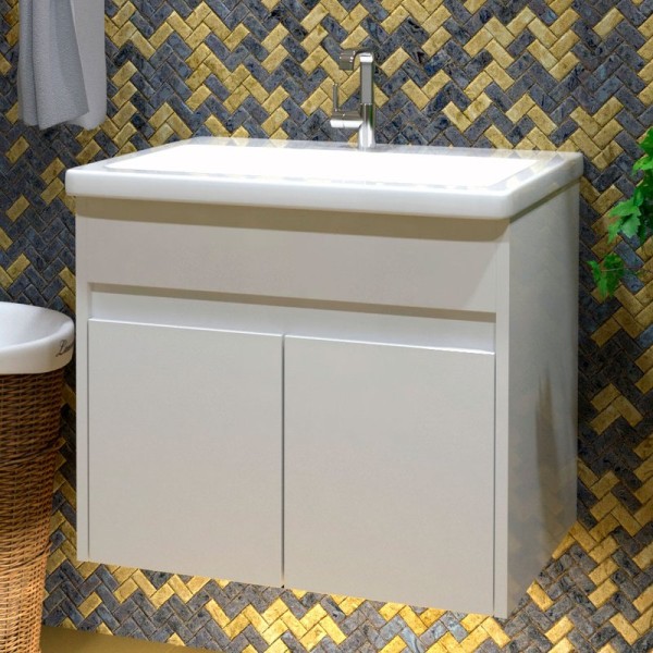 Тумба с раковиной Stella Polar Фаворита 60 подвесная