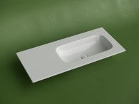 Раковина накладная Ceramicanova Grace, чаша справа, без отв под смеситель, 1010x457x137, белый, CN7015wx