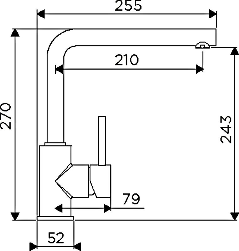 Комплект Мойка Omoikiri Bosen 54-U-BL черная + Смеситель Nakagawa С хром