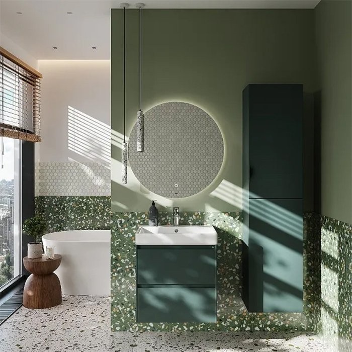 Мебель для ванной комнаты Roca Ona 60 зеленая матовая