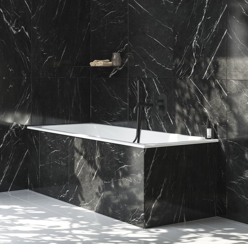 Излив Ravak Espirit ES 027.20BLM для ванны, матовый черный