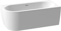 Акриловая ванна Cezares Slim SLIM CORNER-180-80-60-R-W37-SET 180x80 см, правая, пристенная, белая, асимметричная, с каркасом, со сливом-переливом