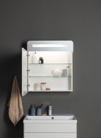 Зеркало-шкаф Aquanet Лукка 70 L с подсветкой