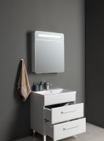 Зеркало-шкаф Aquanet Лукка 70 L с подсветкой