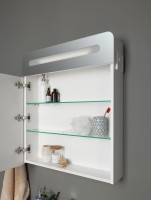 Зеркало-шкаф Aquanet Лукка 70 L с подсветкой