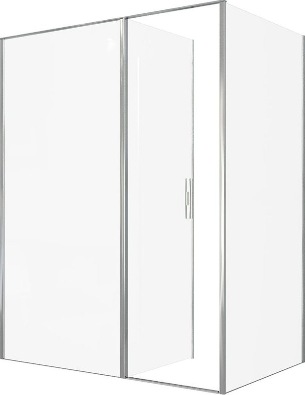Душевой уголок Allen Brau Priority 160x100, профиль хром, стекло прозрачное