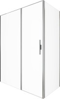 Душевой уголок Allen Brau Priority 160x100, профиль хром, стекло прозрачное