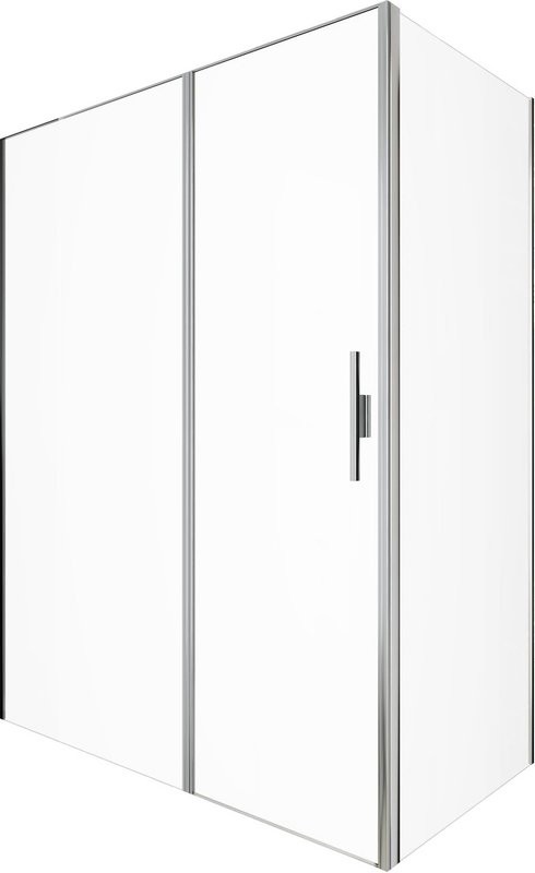 Душевой уголок Allen Brau Priority 160x100, профиль хром, стекло прозрачное