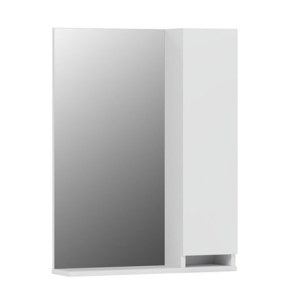 Зеркало-шкаф Belux Клермонт 70 глянцевый белый