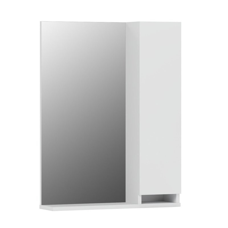 Зеркало-шкаф Belux Клермонт 70 глянцевый белый